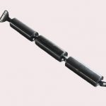 Triple roller support